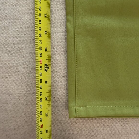 Green Stretch Faux-Leather Pant (Contemporaine by Simons) - Size 29 - Picture 7 of 7